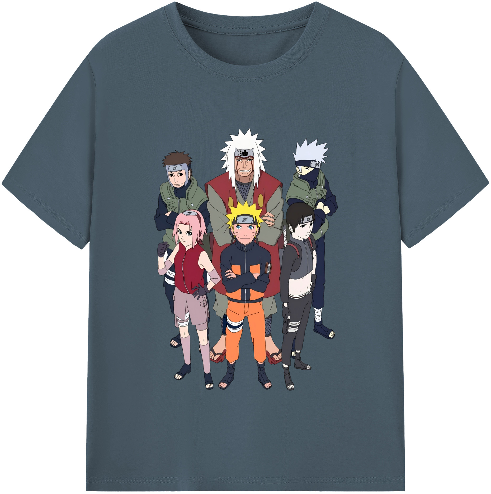 （画像用） NARUTO -ナルト- うずまき ナルト Uzumaki Naruto 綿100％半袖Tシャツ（フロントプリント）